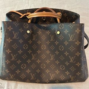 Louis Vuitton 2017 Montaigne GM bag, EUC